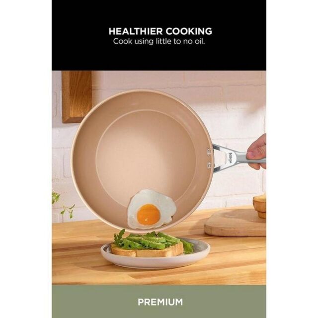 Ninja CW95000UK Cookware 5-Piece Set - Apricot & Grey