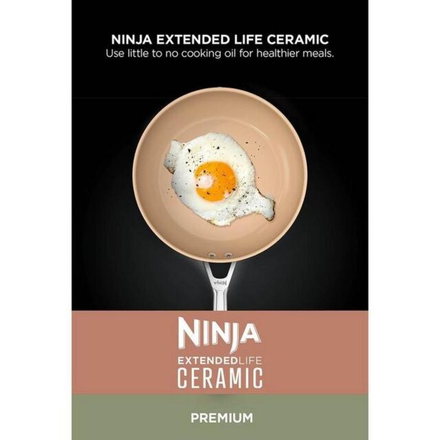 Ninja CW95000UK Cookware 5-Piece Set - Apricot & Grey