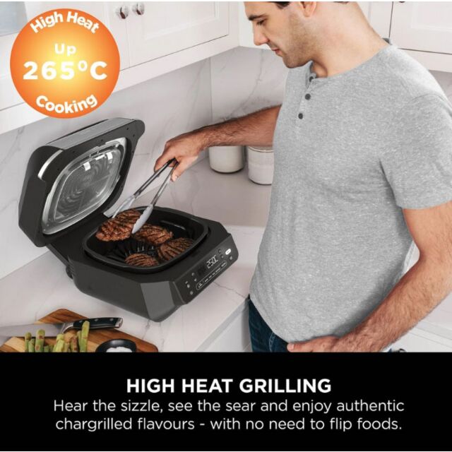 Ninja EG351UK Grill & Air Fryer - Black/Silver