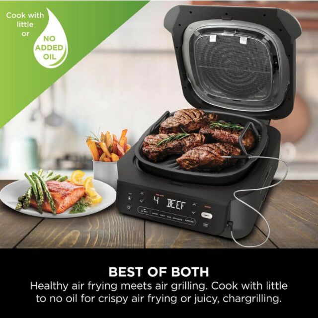 Ninja EG351UK Grill & Air Fryer - Black/Silver