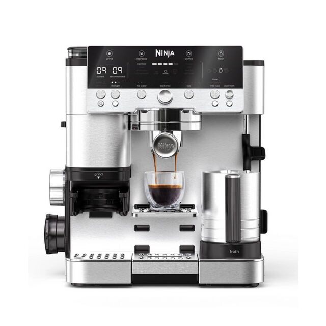 Ninja ES601UK Luxe Caf? Premier Series Espresso Machine - Black/Stainless Steel
