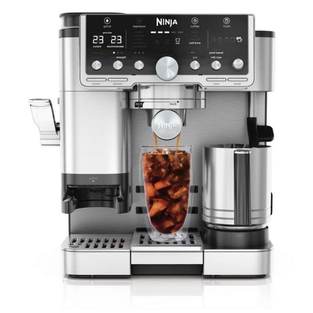 Ninja ES701UK Luxe Caf? Pro Series Espresso Machine - Black/Stainless Steel