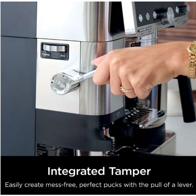 Ninja ES701UK Luxe Caf? Pro Series Espresso Machine - Black/Stainless Steel