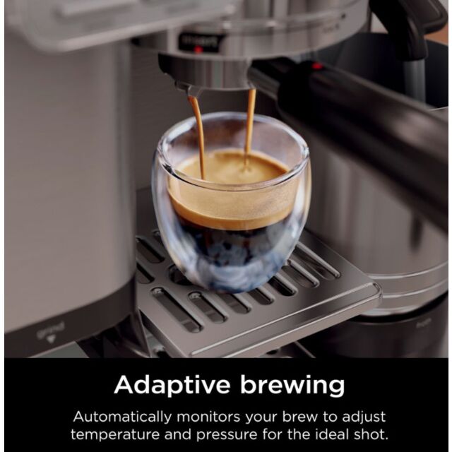 Ninja ES701UK Luxe Caf? Pro Series Espresso Machine - Black/Stainless Steel
