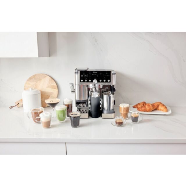 Ninja ES701UK Luxe Caf? Pro Series Espresso Machine - Black/Stainless Steel