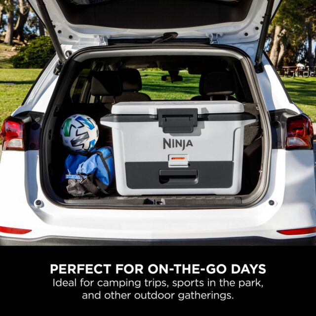 Ninja FB151UKWH Frostvault 50Qt/47L Hard Cooler With Dry Zone - Cloud White