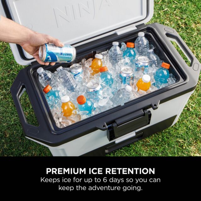 Ninja FB151UKWH Frostvault 50Qt/47L Hard Cooler With Dry Zone - Cloud White