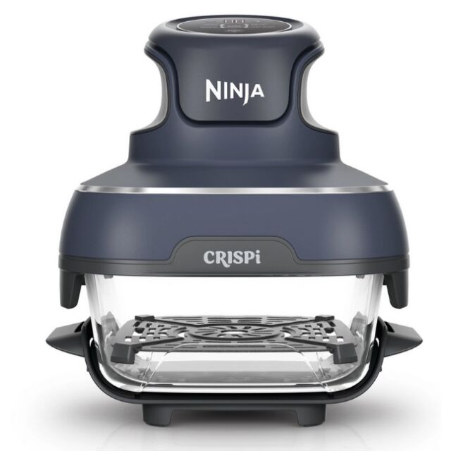 Ninja FN101UKGY CRISPi 4-in-1 Portable Air Fryer - Cyberspace Blue