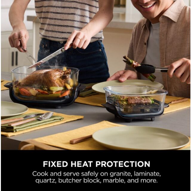 Ninja FN101UKGY CRISPi 4-in-1 Portable Air Fryer - Cyberspace Blue