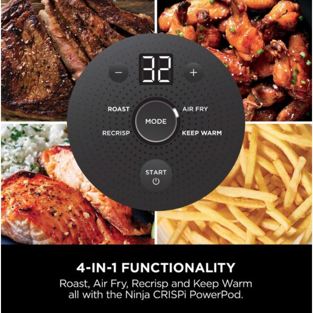 Ninja FN101UKSG Crispi 4-In-1 Portable Air Fryer - Sage