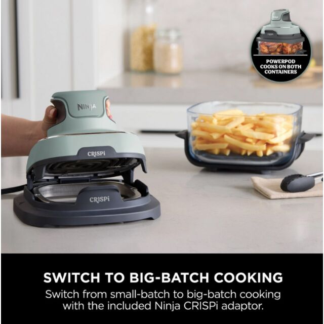 Ninja FN101UKSG Crispi 4-In-1 Portable Air Fryer - Sage
