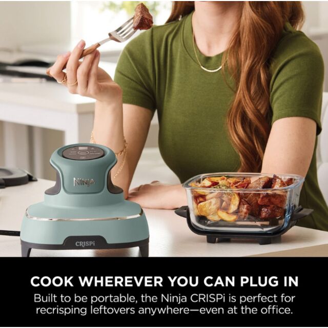 Ninja FN101UKSG Crispi 4-In-1 Portable Air Fryer - Sage