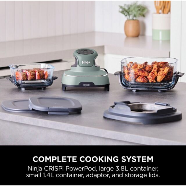 Ninja FN101UKSG Crispi 4-In-1 Portable Air Fryer - Sage