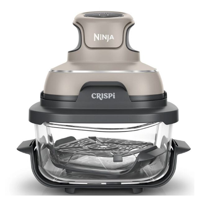 Ninja FN101UKST Crispi 4-In-1 Portable Air Fryer - Stone