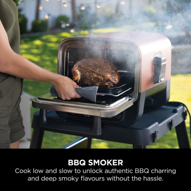Ninja OO101UK Ninja Woodfire Electric Outdoor Oven - Terracotta/Steel