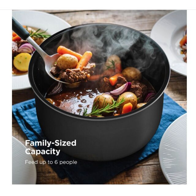 Ninja PC201UK Hyperheat 9-In-1 Pressure & Rice Cooker - Grey/Black