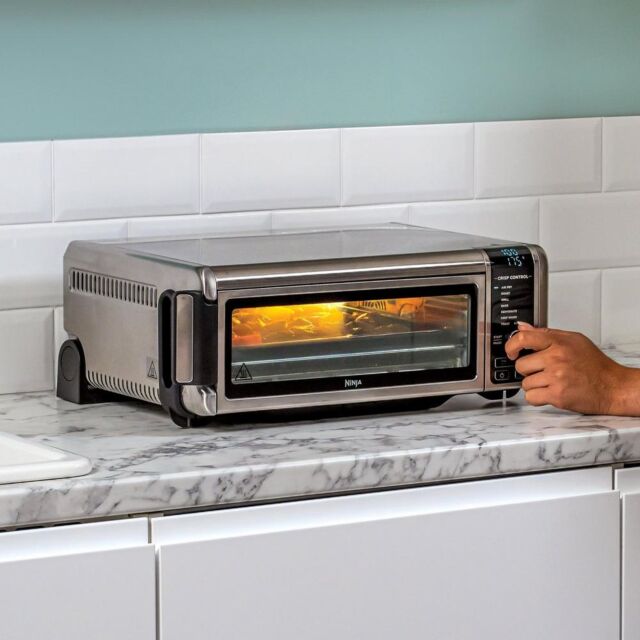 Ninja SP101UK Foodi Sp101uk 10L 8-In-1 Flip Mini Oven Silver/Black