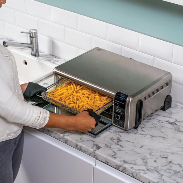 Ninja SP101UK Foodi Sp101uk 10L 8-In-1 Flip Mini Oven Silver/Black