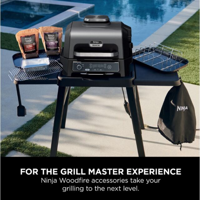 Ninja XSKOGXLRSRKEU Woodfire Xl Roast & Smoke Rack - Silver
