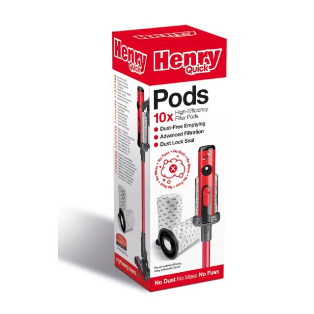 Numatic 915744 Henry Quick Pods - White