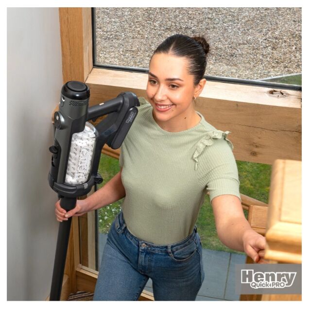 Numatic 919149 Henry Quick Pro Cordless Dry Vacuum Cleaner - Grey