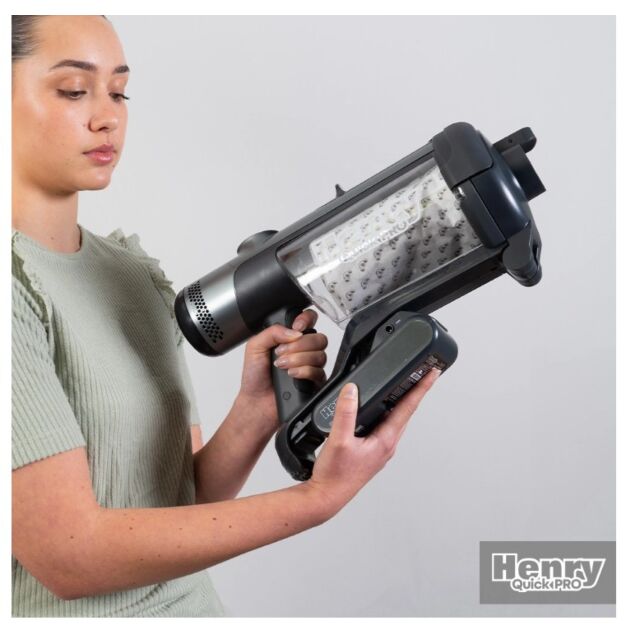 Numatic 919149 Henry Quick Pro Cordless Dry Vacuum Cleaner - Grey