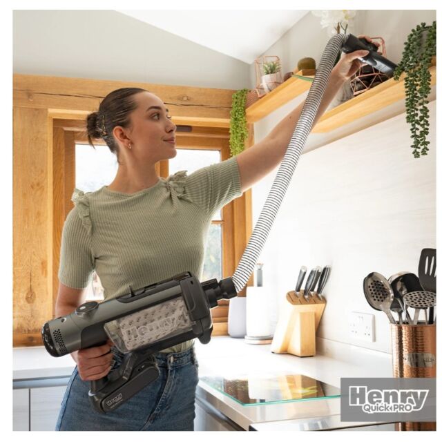 Numatic 919149 Henry Quick Pro Cordless Dry Vacuum Cleaner - Grey