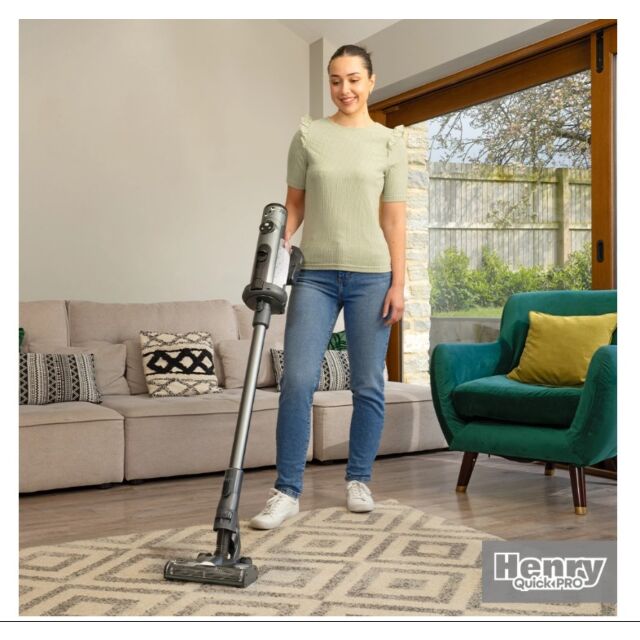 Numatic 919149 Henry Quick Pro Cordless Dry Vacuum Cleaner - Grey