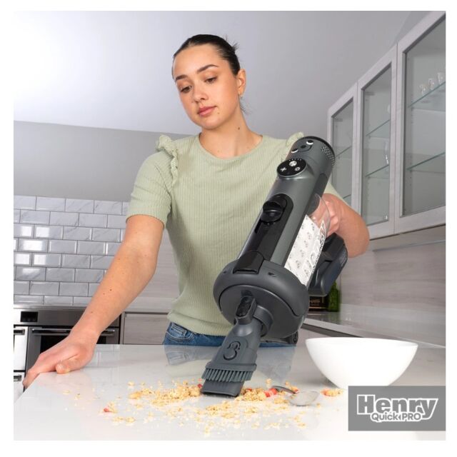 Numatic 919149 Henry Quick Pro Cordless Dry Vacuum Cleaner - Grey