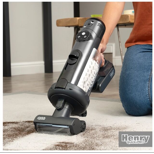 Numatic 919149 Henry Quick Pro Cordless Dry Vacuum Cleaner - Grey