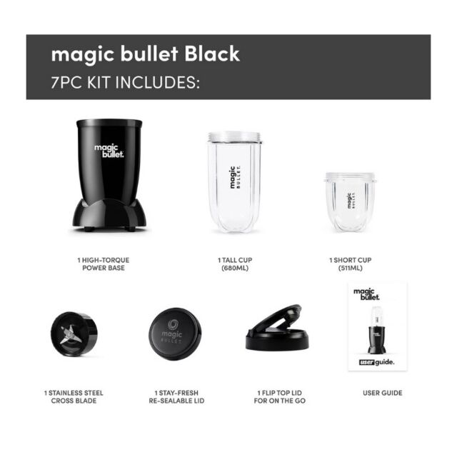 Nutribullet 02227 Mb1001s Food Processor - Black