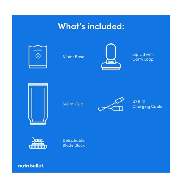 Nutribullet 02924 Flex Portable Blender - Black