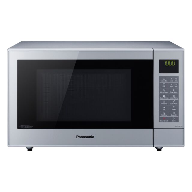 PANASONIC NN-CT57JMBPQ SLIMLINE 27L  COMBI MICROWAVE SILVER