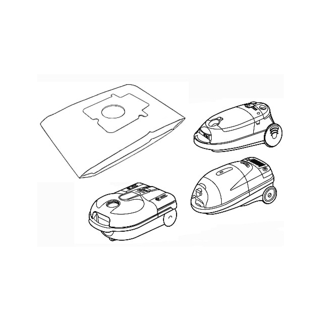 Panasonic Replacement Vacuum Cleaner Paper Dust Bags SDB57