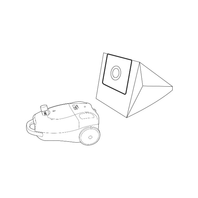 Proaction Replacement Vacuum Cleaner Paper Dust Bags SDB322