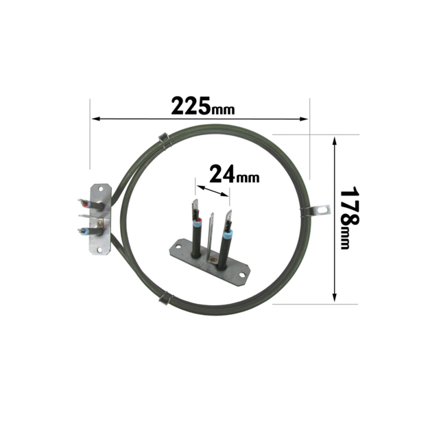 Ariston Creda Hotpoint Indesit Fan Oven Element  ELE2010