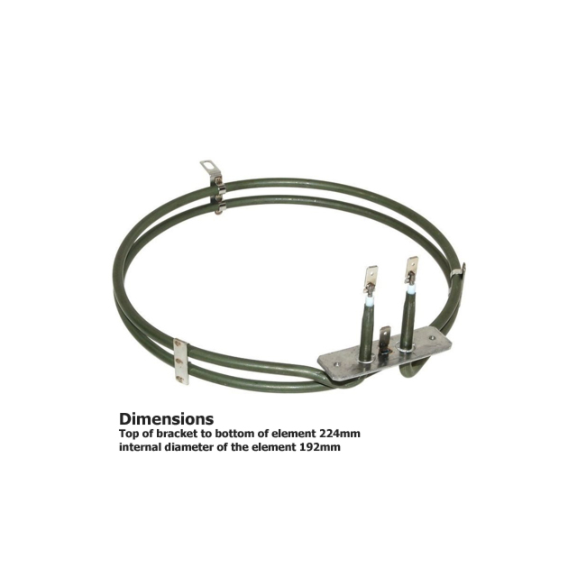 Beko ELE2110 Fan Oven Element 1800Watt Pattern Part