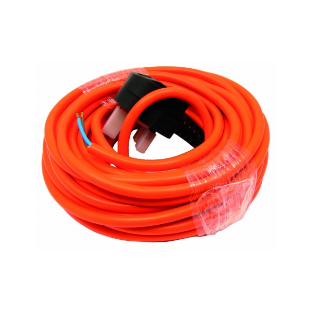 Qualtex FLX53O Flex 12 Metre 1.0Mm 2 Core Free End Orange