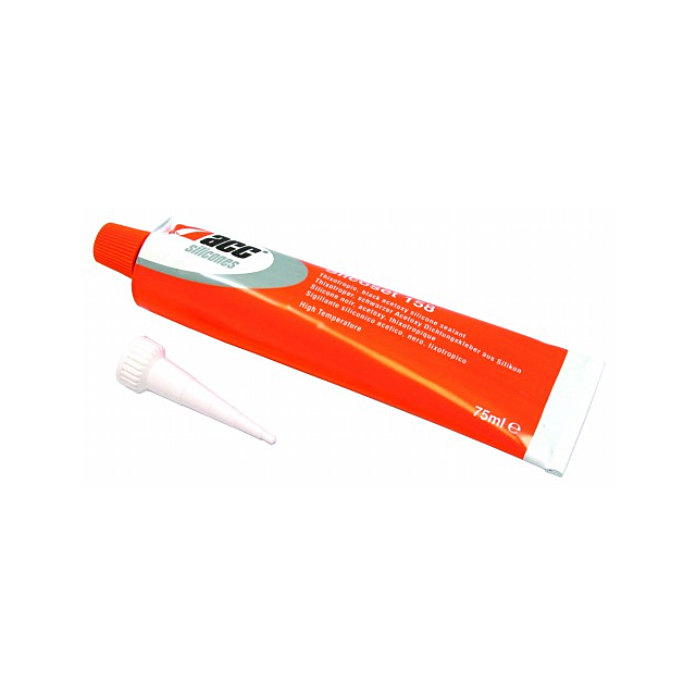 Universal High Temperature Glue 75ml Black In Colour MIS134