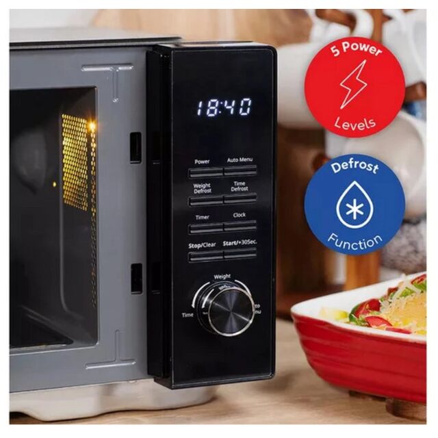Russell Hobbs RHFM2365B 23Litre Flatbed Digital Microwave - Black
