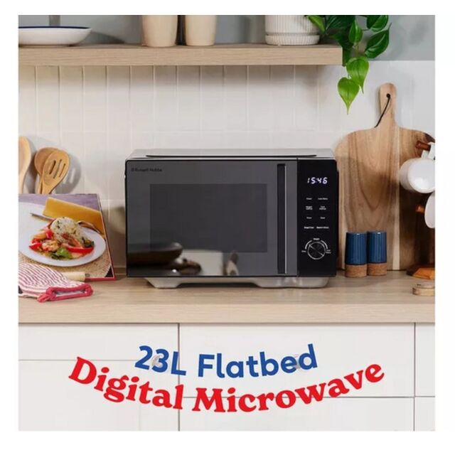 Russell Hobbs RHFM2365B 23Litre Flatbed Digital Microwave - Black
