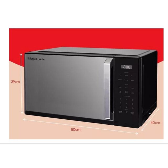 Russell Hobbs RHMT2512B 25 Litre Touch Control Digital Microwave - Black