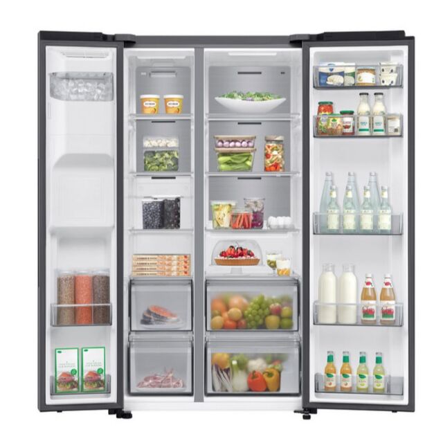 Samsung RS70F64KETEU 91Cm Side By Side American Fridge Freezer - Silver