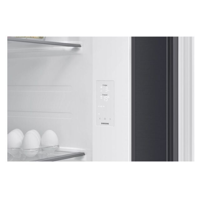 Samsung RS70F66KCFEU 91Cm Side By Side American Fridge Freezer - Black