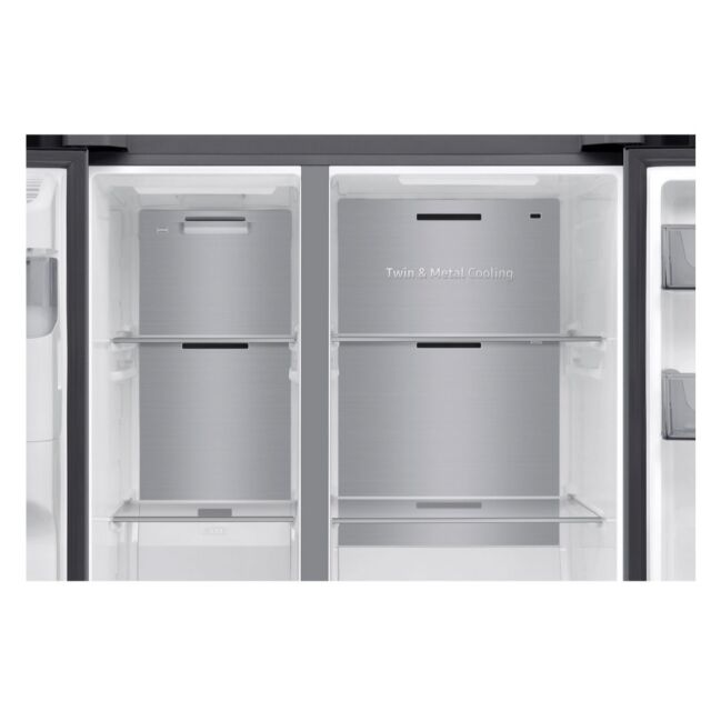 Samsung RS70F66KCTEU 91Cm Side By Side American Fridge Freezer - Silver