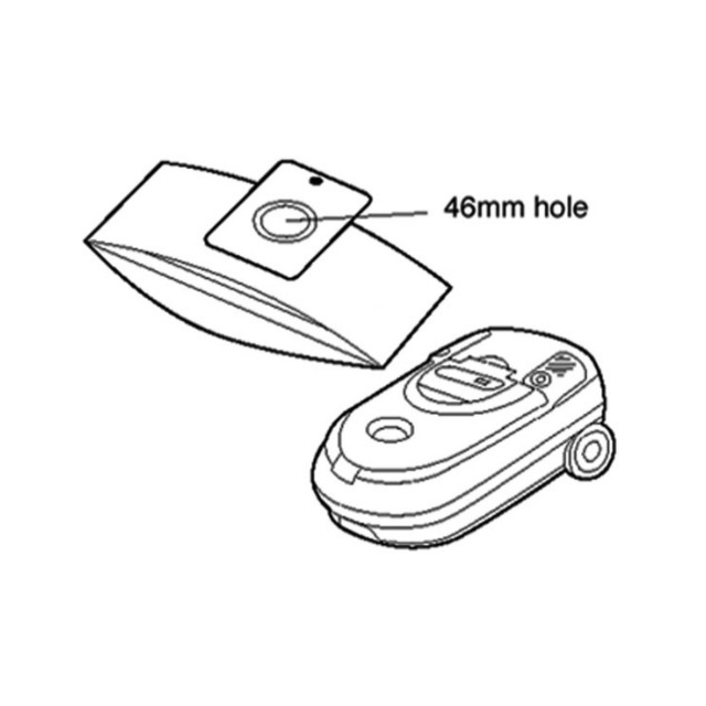 Goldstar, LG, Samsung Vacuum Cleaner Paper Dust Bags SDB244