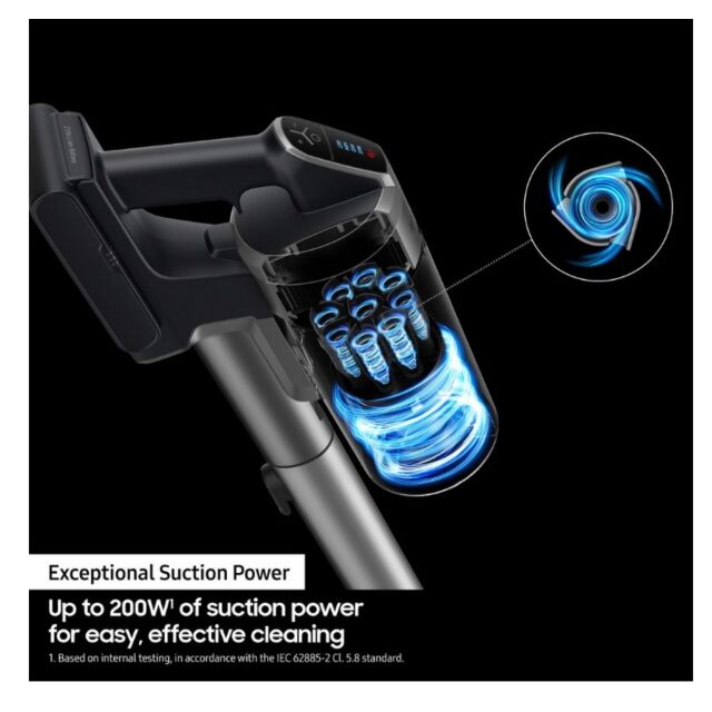 Samsung VS20B75AGR1/EU Jet 75E Pet Cordless Vacuum Cleaner - 60 Minutes Run Time - Mint