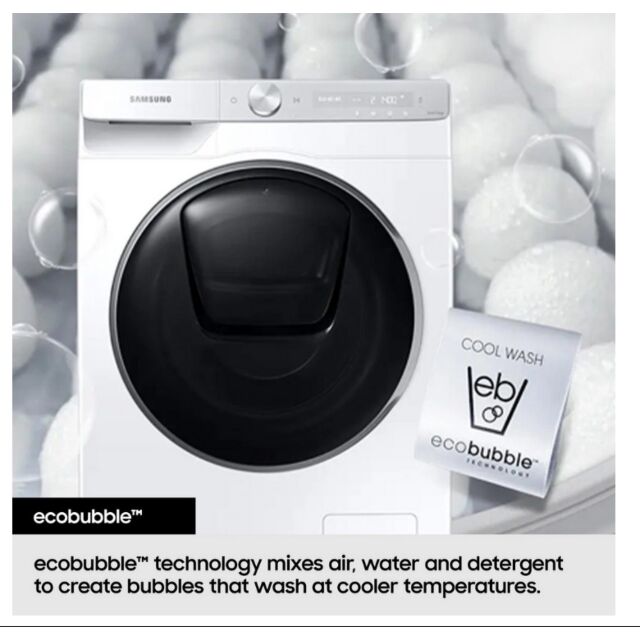 Samsung WD90HG5U34BEEU 9Kg/6Kg 1400 Spin Washer Dryer - White