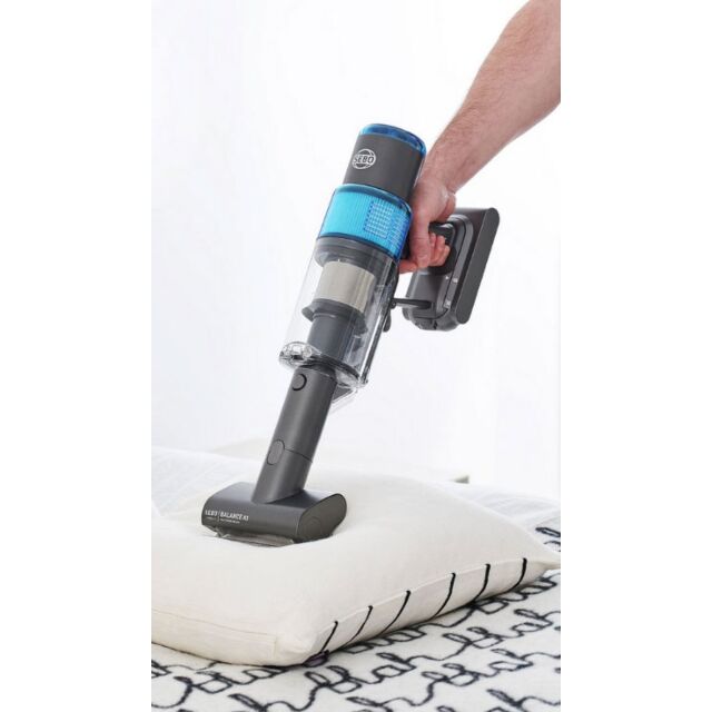 Sebo 95001GB Balance A1 Cordless Stick Vacuum - 48 Minutes Run Time - Basalt Grey/Blue