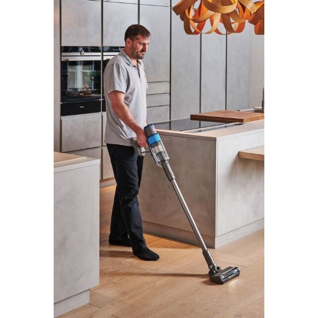 Sebo 95001GB Balance A1 Cordless Stick Vacuum - 48 Minutes Run Time - Basalt Grey/Blue